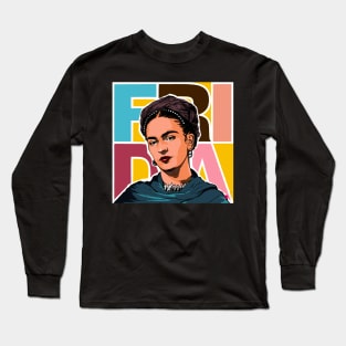 Frida / Pop version Long Sleeve T-Shirt